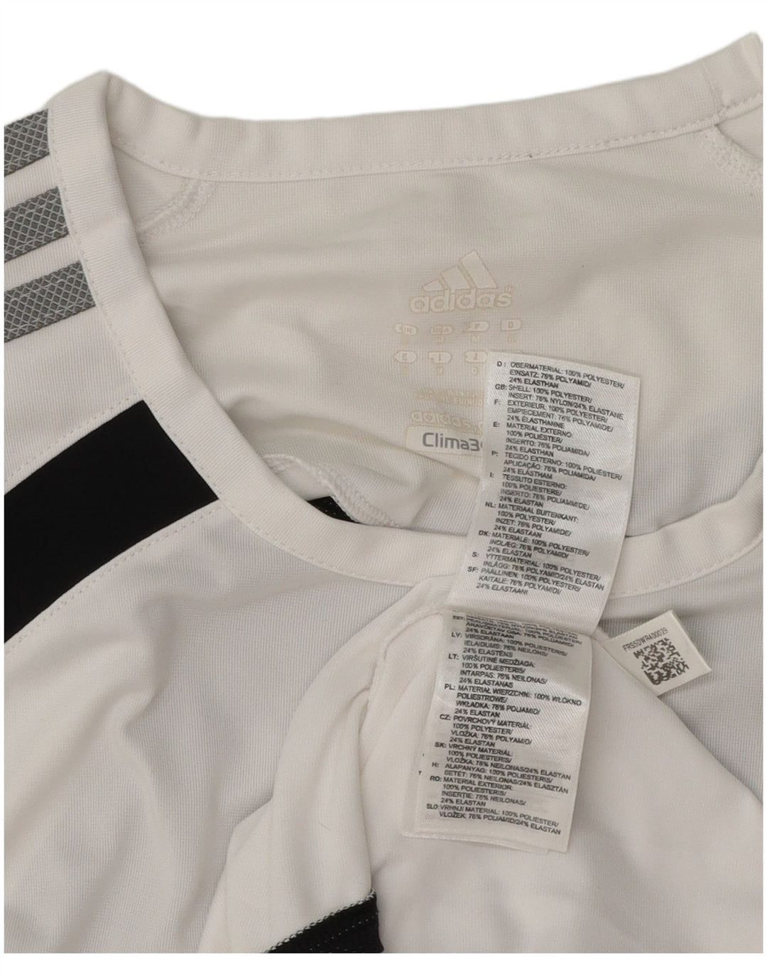 Adidas Mens Clima 365 Vest Top Medium White Colourblock Polyester