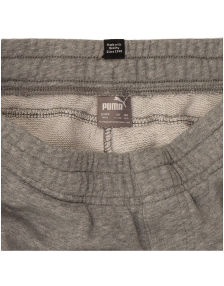Puma Boys Sport Shorts 11-12 Years Grey Flecked Cotton