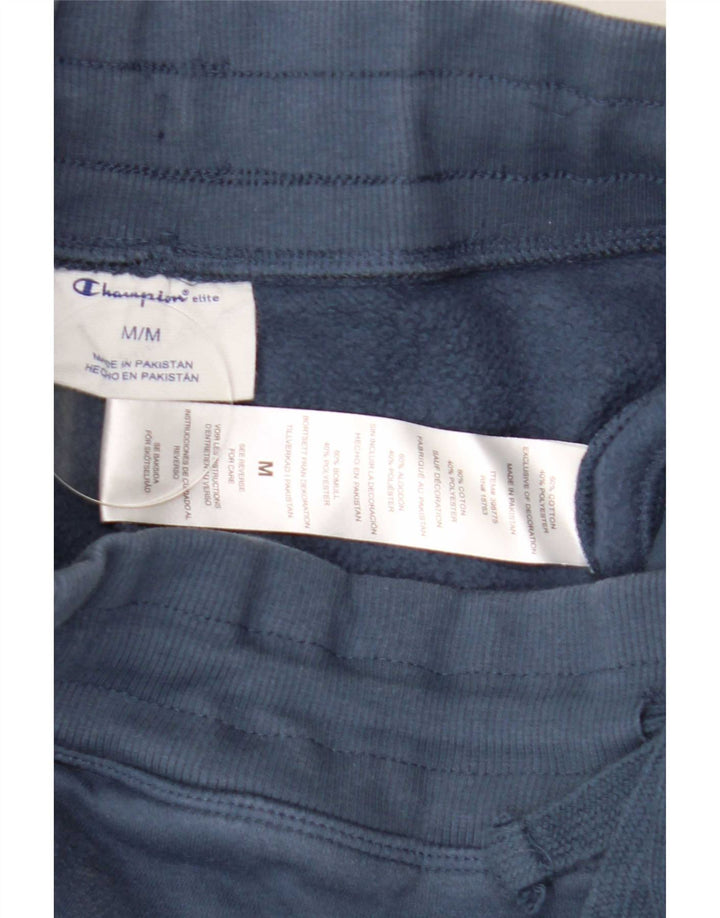 Champion Mens Tracksuit Trousers Medium  Blue Cotton