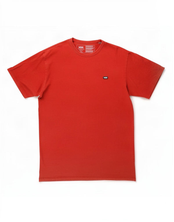 Vans Mens T-Shirt Top Medium Red Cotton