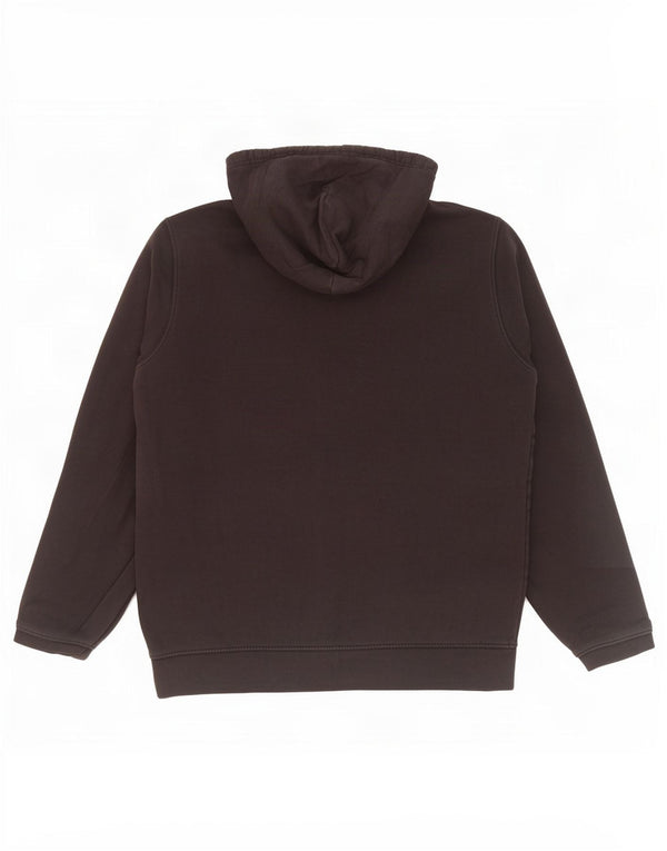 Champion Mens Graphic Hoodie Jumper Medium Black Cotton