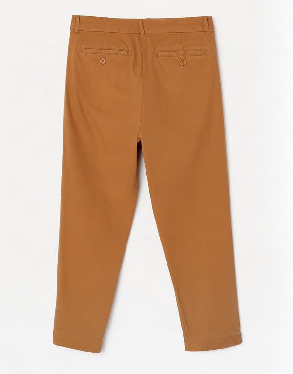 Benetton Womens Cropped Trousers W30 L23 Beige