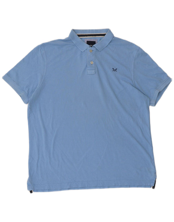 Crew Clothing Mens Polo Shirt XL Blue Cotton