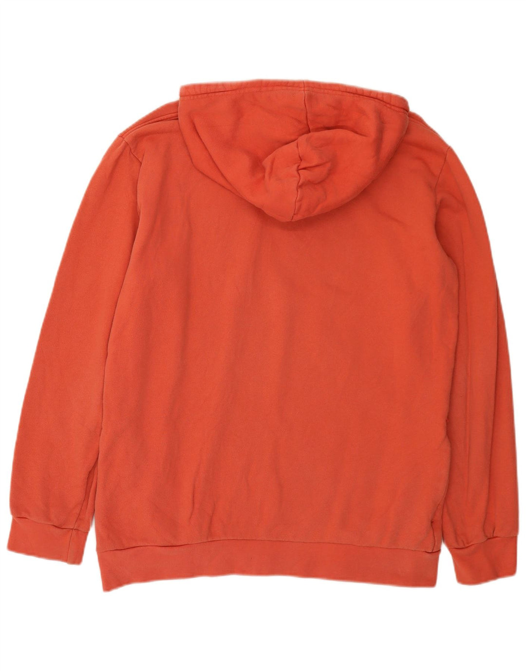 Adidas Mens Graphic Hoodie Jumper Medium Red Cotton