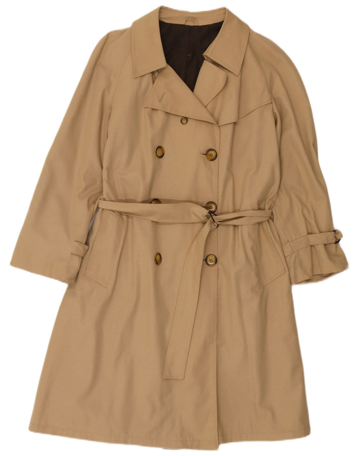 Vintage Womens Trench Coat IT 44 Medium Beige