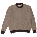 JACK WILLS Womens Crew Neck Jumper Sweater UK 20 2XL Grey Check Wool