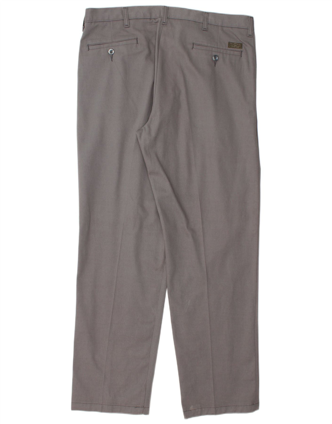 LEE Mens Pegged Chino Trousers W36 L32  Grey Cotton