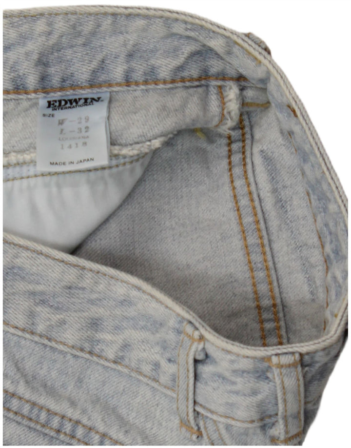 EDWIN Womens Tapered Jeans W29 L32  Blue Cotton