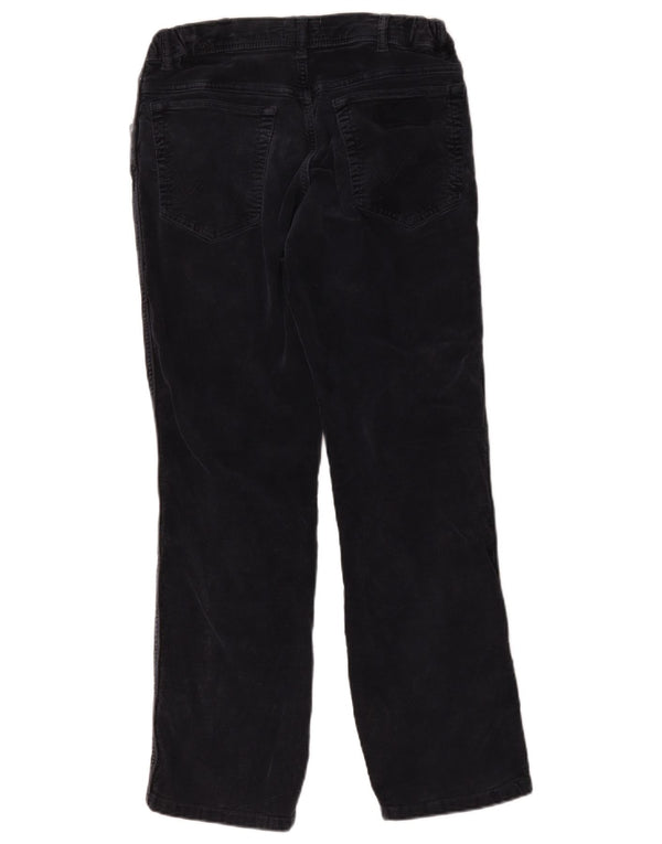 Wrangler Mens Texas Straight Corduroy Trousers W34 L28 Navy Blue Cotton