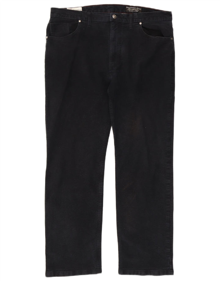 Marks & Spencer Mens Blue Harbour Casual Trousers W38 L29 Navy Blue