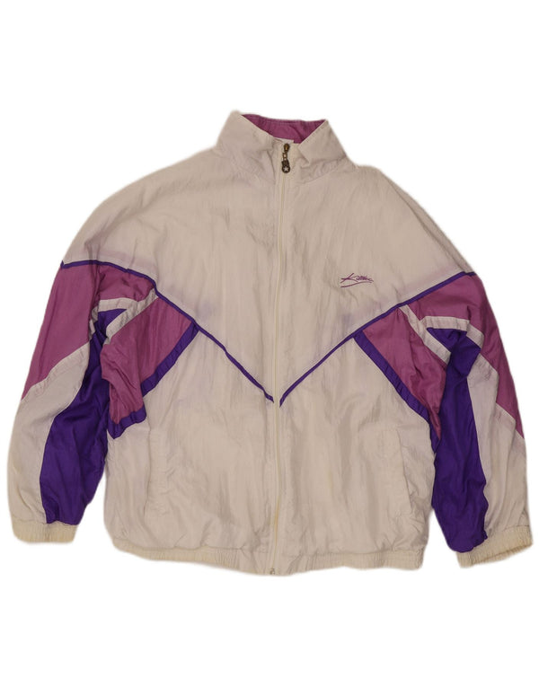 Killtec Mens Tracksuit Top Jacket XL White Colourblock Polyester