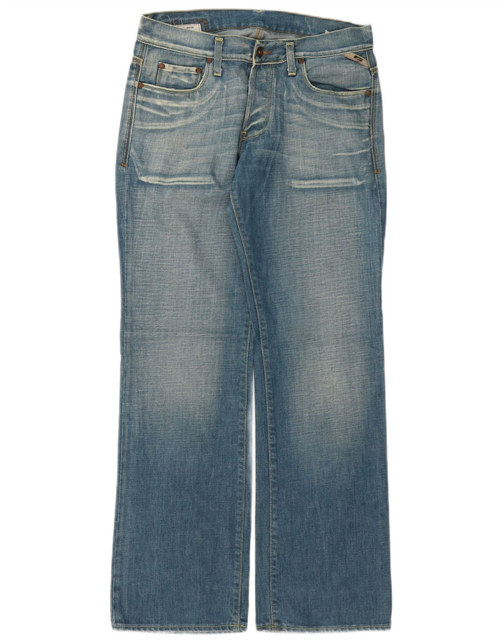 Jack & Jones Mens Loose Jeans W34 L34 Blue Cotton