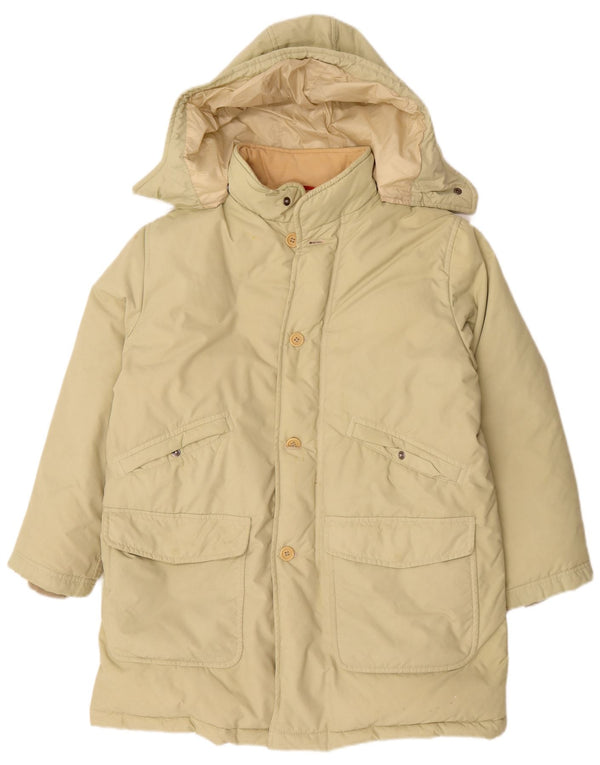 Fay Mens Narvik Hooded Padded Coat UK 44 2XL Beige