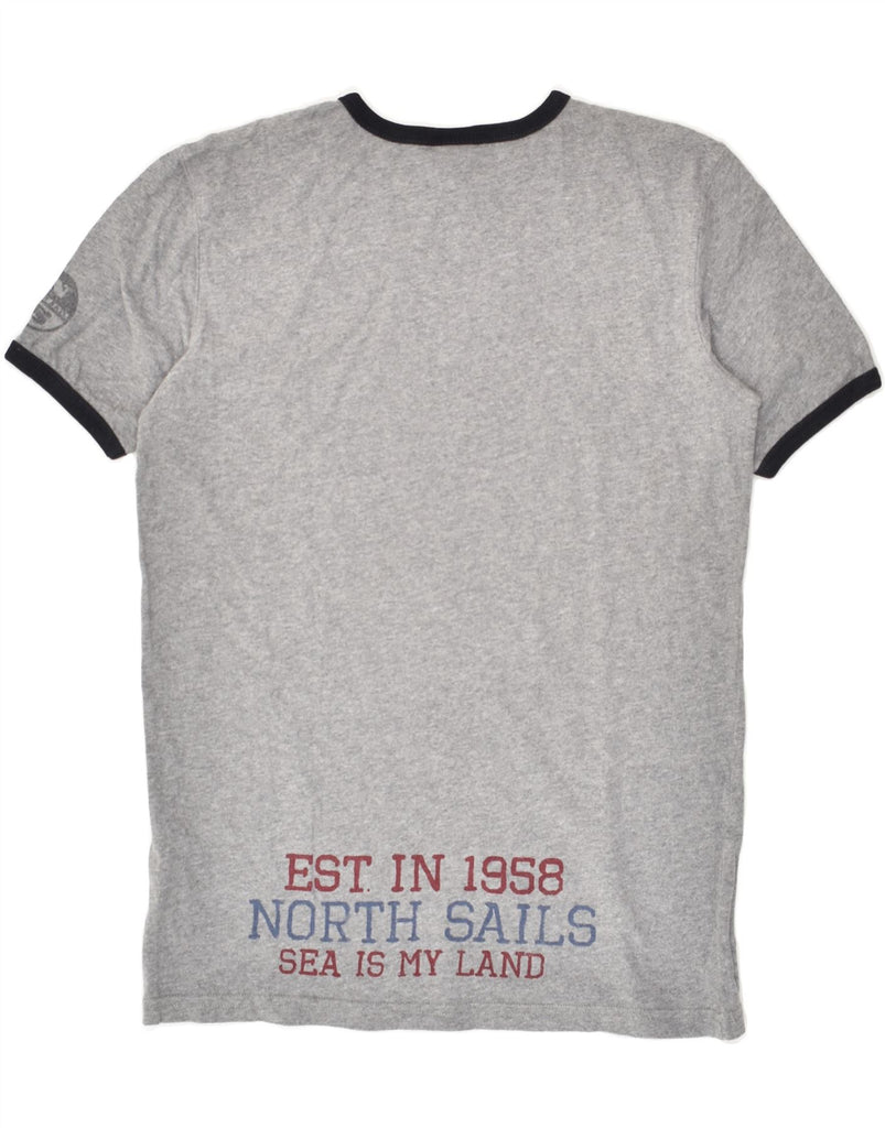 NORTH SAILS Boys Graphic T-Shirt Top 13-14 Years Grey Cotton | Vintage North Sails | Thrift | Second-Hand North Sails | Used Clothing | Messina Hembry 