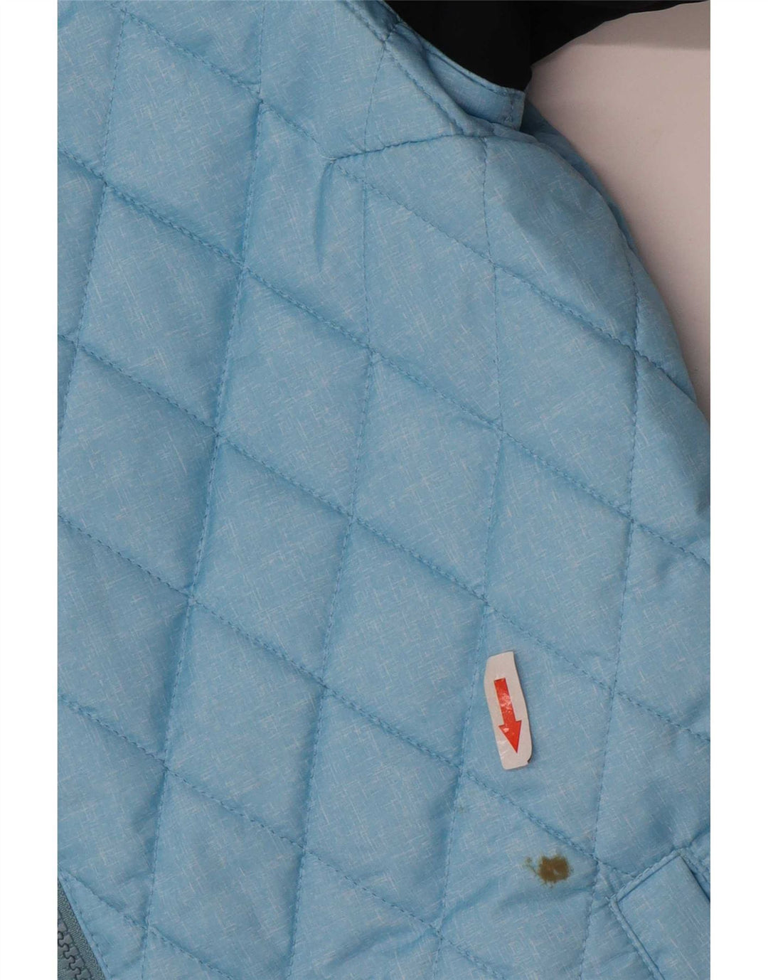 O'Neill Womens Quilted Jacket UK 14 Large Blue Colourblock Polyester