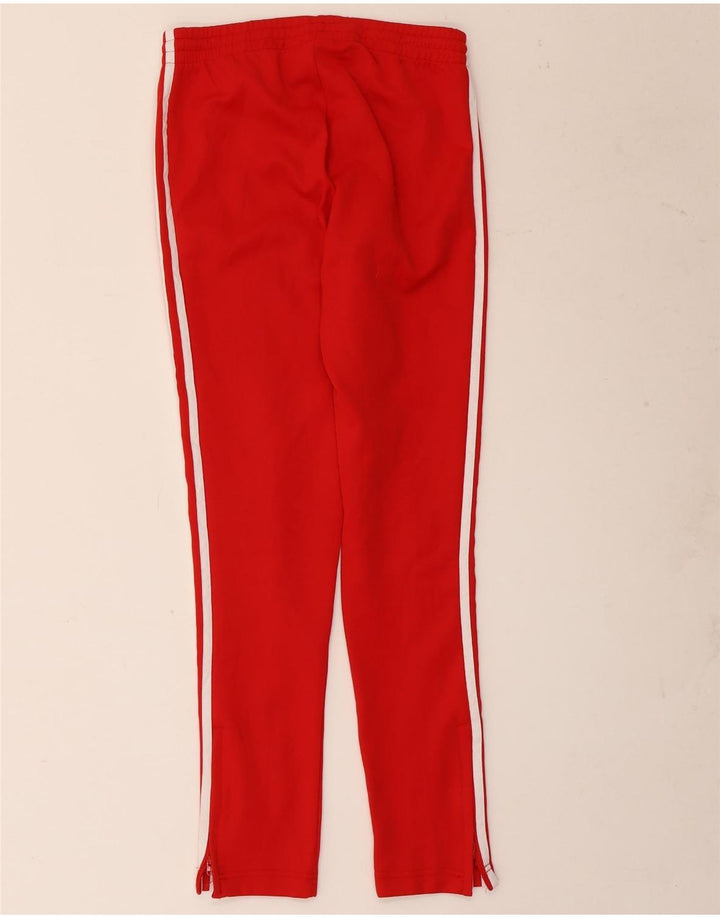 Adidas Womens Tracksuit Trousers UK 8 Small Red Polyester