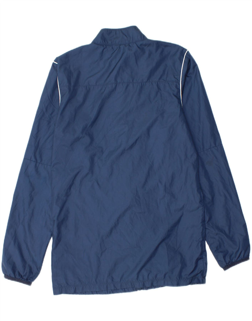 NIKE Mens Rain Jacket UK 36 Small Navy Blue Polyester Vintage Nike and Second-Hand Nike from Messina Hembry 