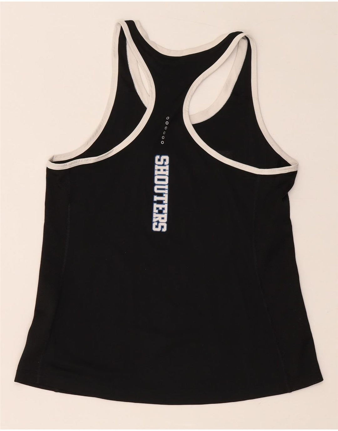 Nike Womens Saint Thomas Graphic Vest Top UK 14 Large Black Polyester