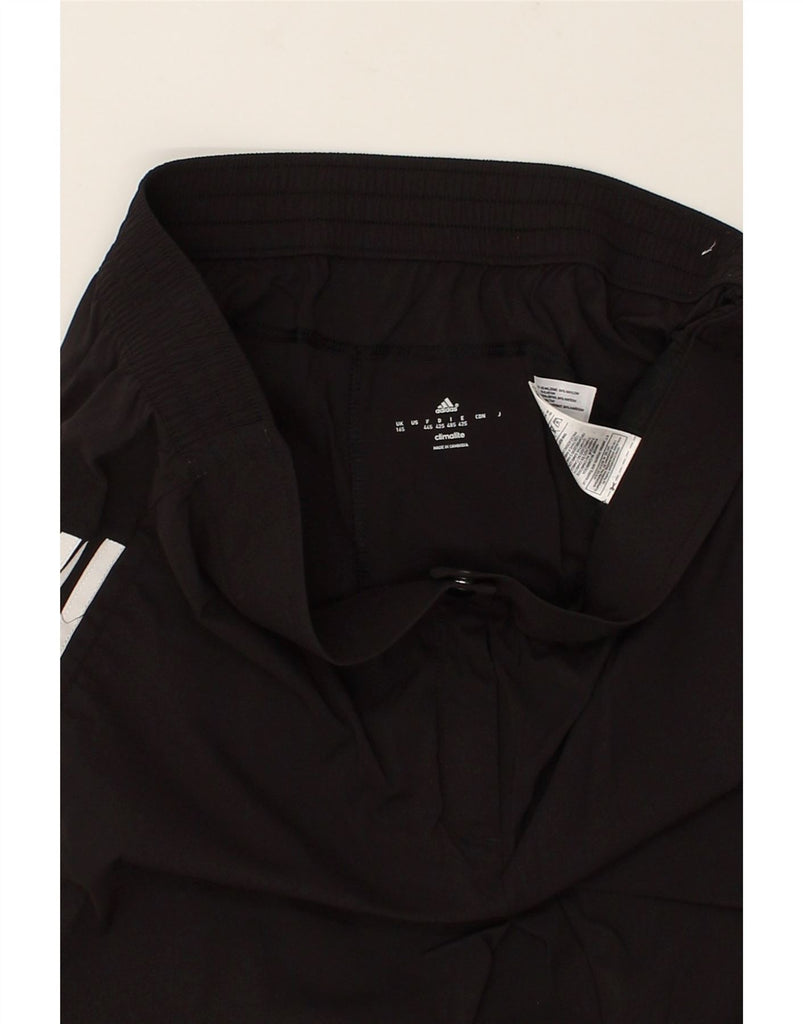 ADIDAS Womens Climalite Tracksuit Trousers UK 16 Large Black Nylon | Vintage Adidas | Thrift | Second-Hand Adidas | Used Clothing | Messina Hembry 
