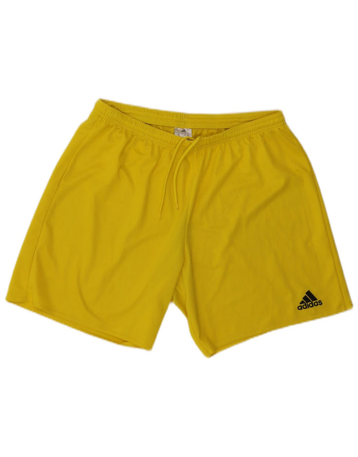 Adidas Mens Aeroready Sport Shorts XL  Yellow Polyester