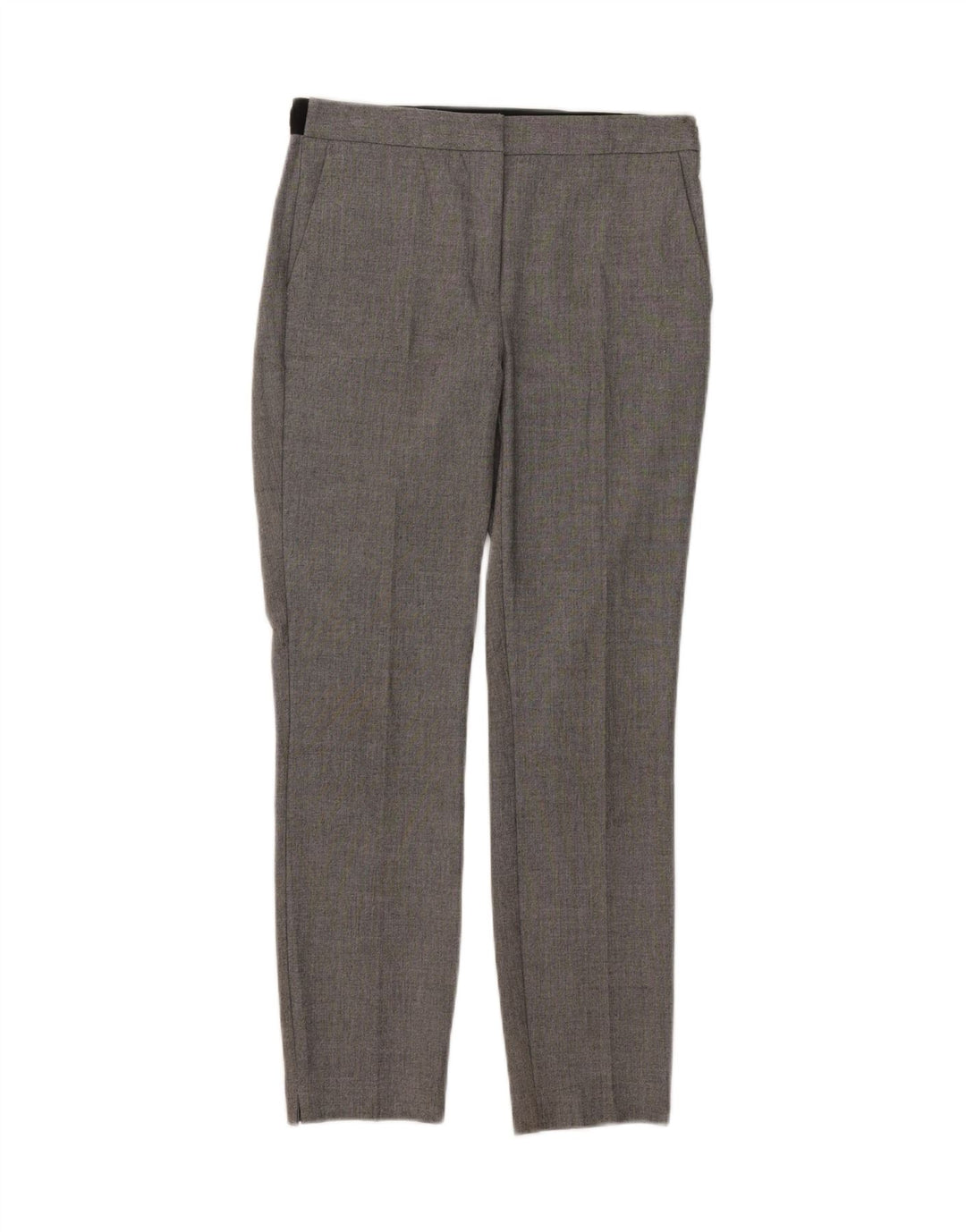 Zara Womens Slim Suit Trousers Small W26 L27 Grey Polyester