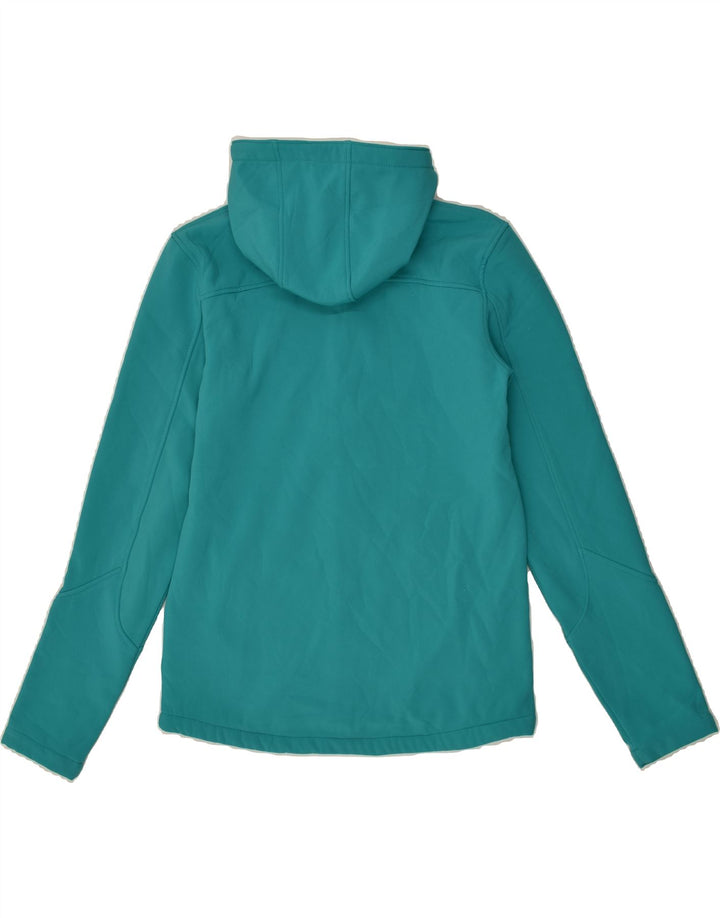 MOUNTAIN WAREHOUSE Boys Zip Hoodie Sweater 12-13 Years Turquoise Polyester | Vintage Mountain Warehouse | Thrift | Second-Hand Mountain Warehouse | Used Clothing | Messina Hembry 