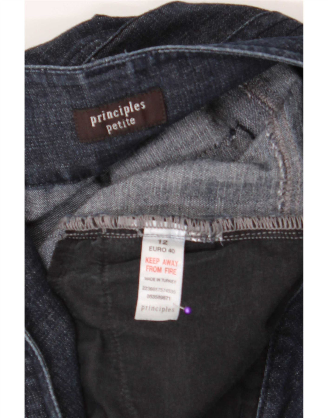 Principles Womens Petite Bootcut Jeans UK 12 Medium W30 L30 Navy Blue