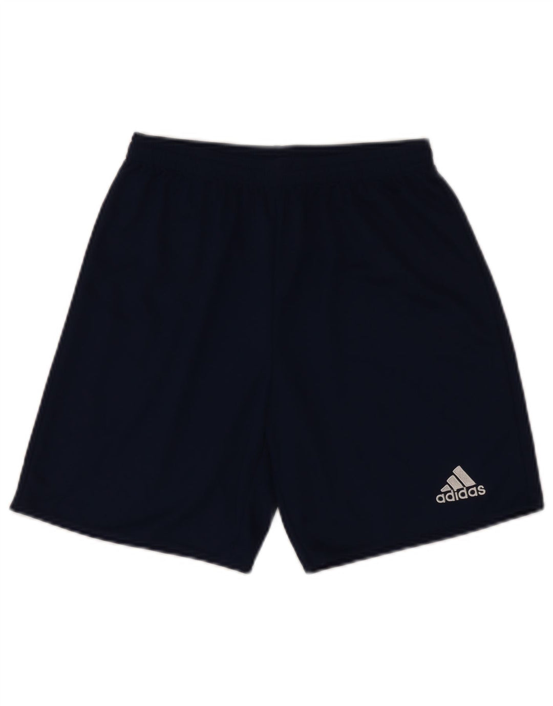 ADIDAS Boys Climalite Sport Shorts 15-16 Years Navy Blue Polyester