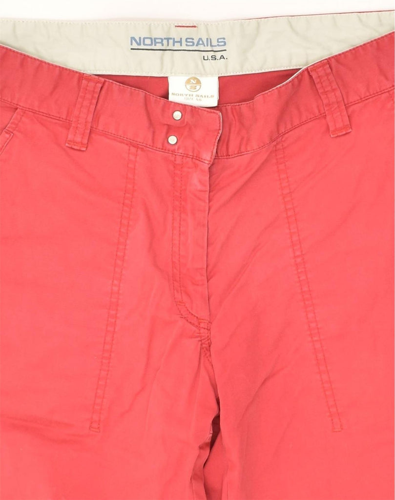 NORTH SAILS Womens Chino Shorts IT 46 Large W34 Red Cotton | Vintage North Sails | Thrift | Second-Hand North Sails | Used Clothing | Messina Hembry 