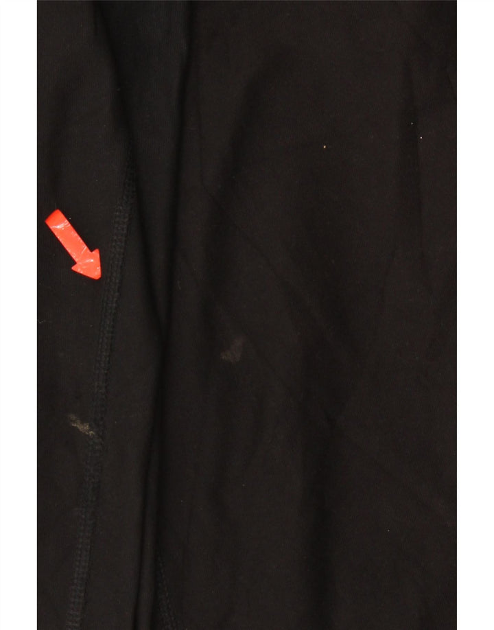Nike Womens Dri Fit Bermuda Sport Shorts UK 16 Large  Black Polyester
