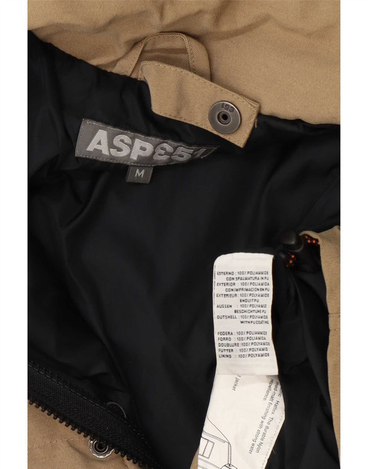 Aspesi Mens Utility Jacket UK 38 Medium Beige Polyamide