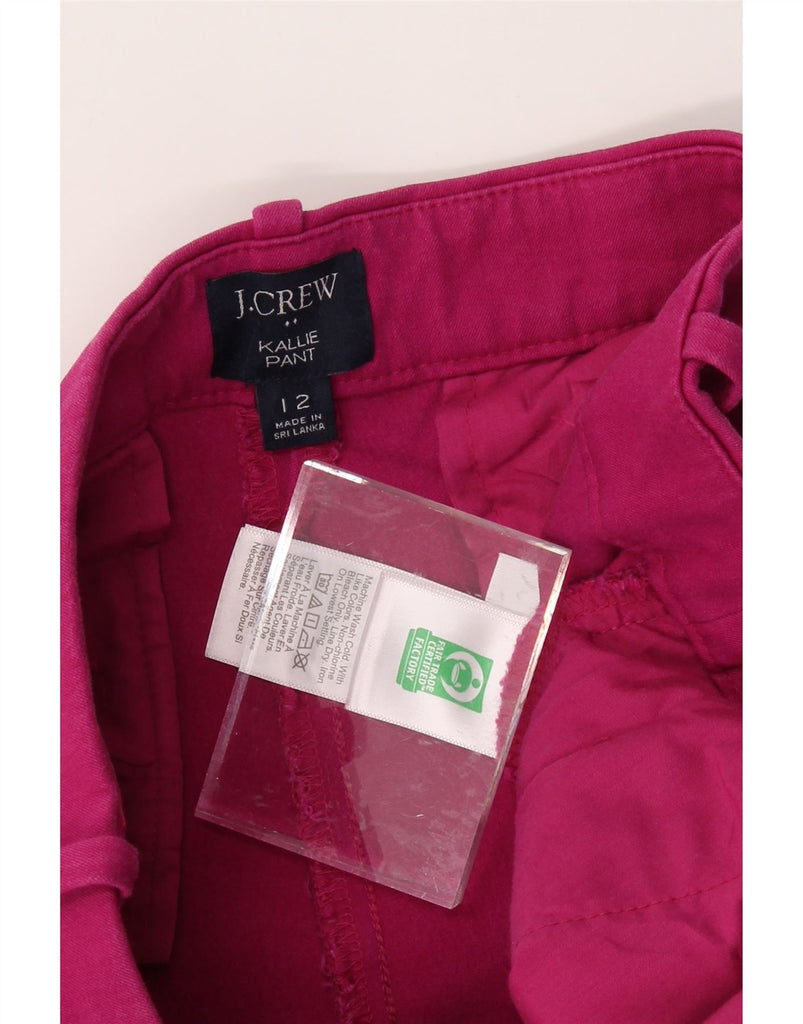 J. CREW Womens Crop Chino Trousers US 12 Large W34 L24 Pink Cotton Vintage J. Crew and Second-Hand J. Crew from Messina Hembry 