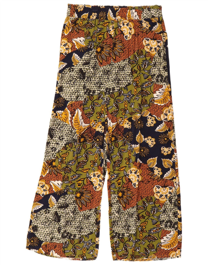 Esprit Womens Trousers UK 12 Medium W30 L30 Multicoloured Floral Viscose