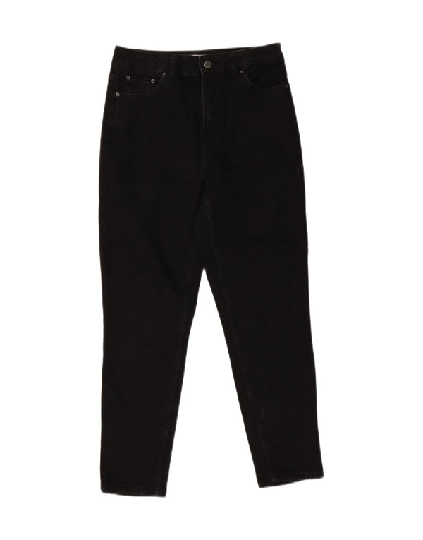Topshop Womens High Waist Jeans W30 L27 Black Cotton