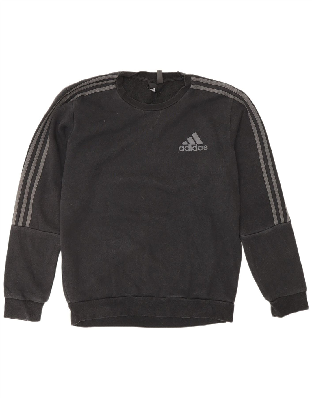 ADIDAS Mens Sweatshirt Jumper Medium Black Cotton