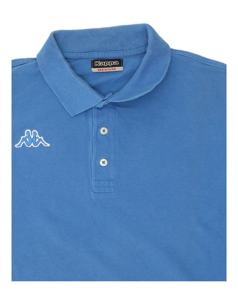 KAPPA Mens Polo Shirt Medium Blue Cotton | Vintage Kappa | Thrift | Second-Hand Kappa | Used Clothing | Messina Hembry 