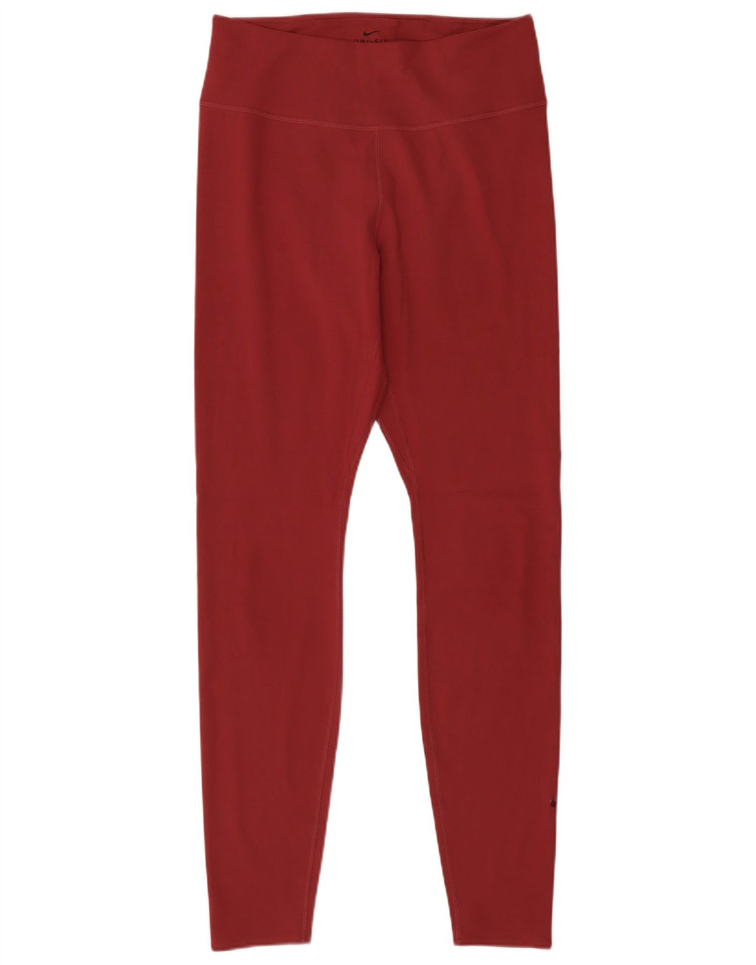 Nike Womens Leggings UK 12 Medium Burgundy Polyester