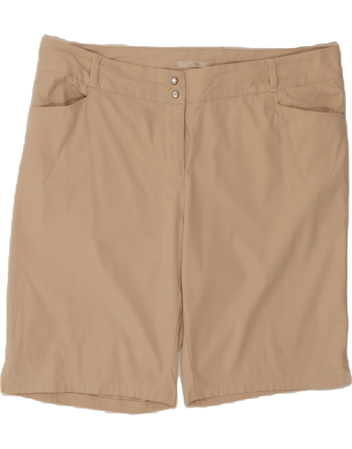 ADIDAS Womens Casual Shorts US 16 2XL W38  Beige Polyester Vintage Adidas and Second-Hand Adidas from Messina Hembry 