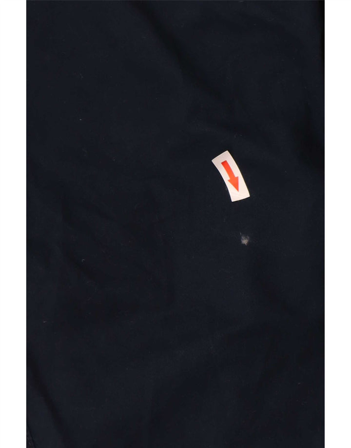 Marks & Spencer Mens Slim Cargo Trousers W36 L31 Navy Blue Cotton