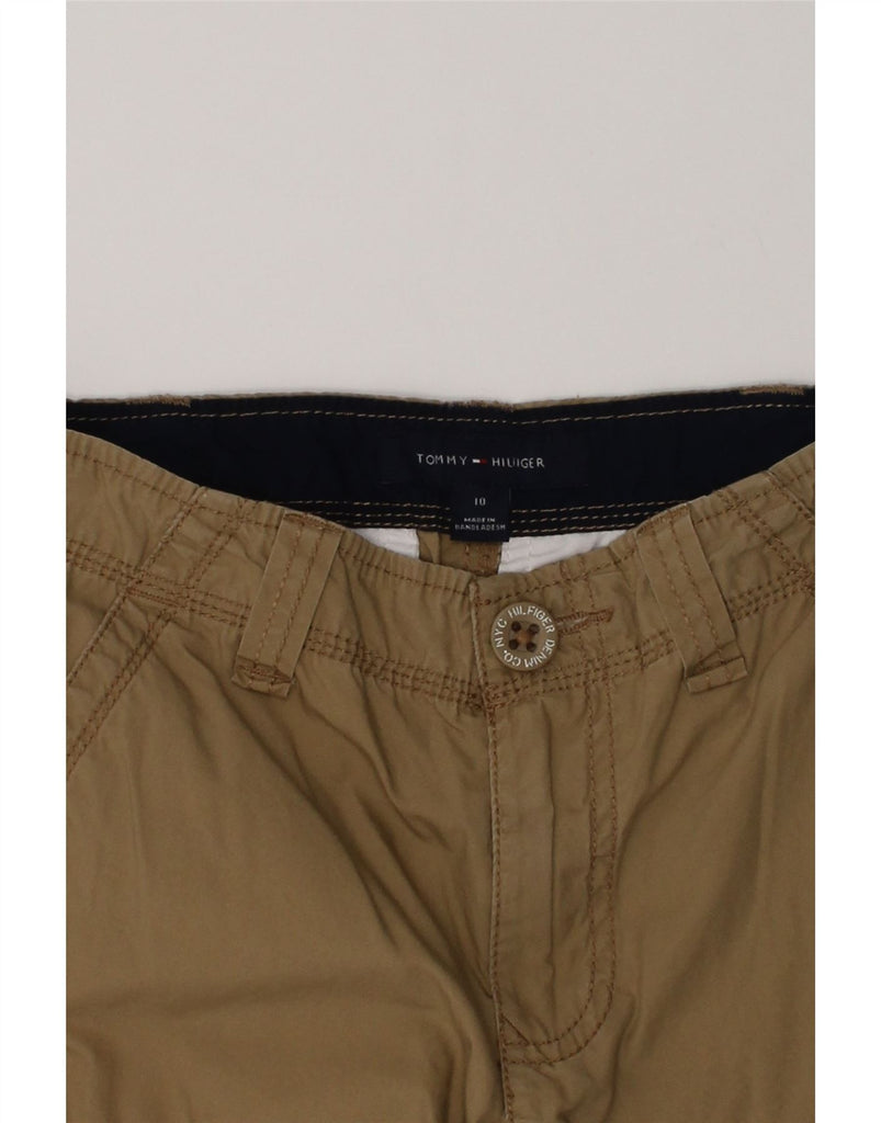 TOMMY HILFIGER Boys Cargo Shorts 9-10 Years W26  Brown Cotton | Vintage Tommy Hilfiger | Thrift | Second-Hand Tommy Hilfiger | Used Clothing | Messina Hembry 