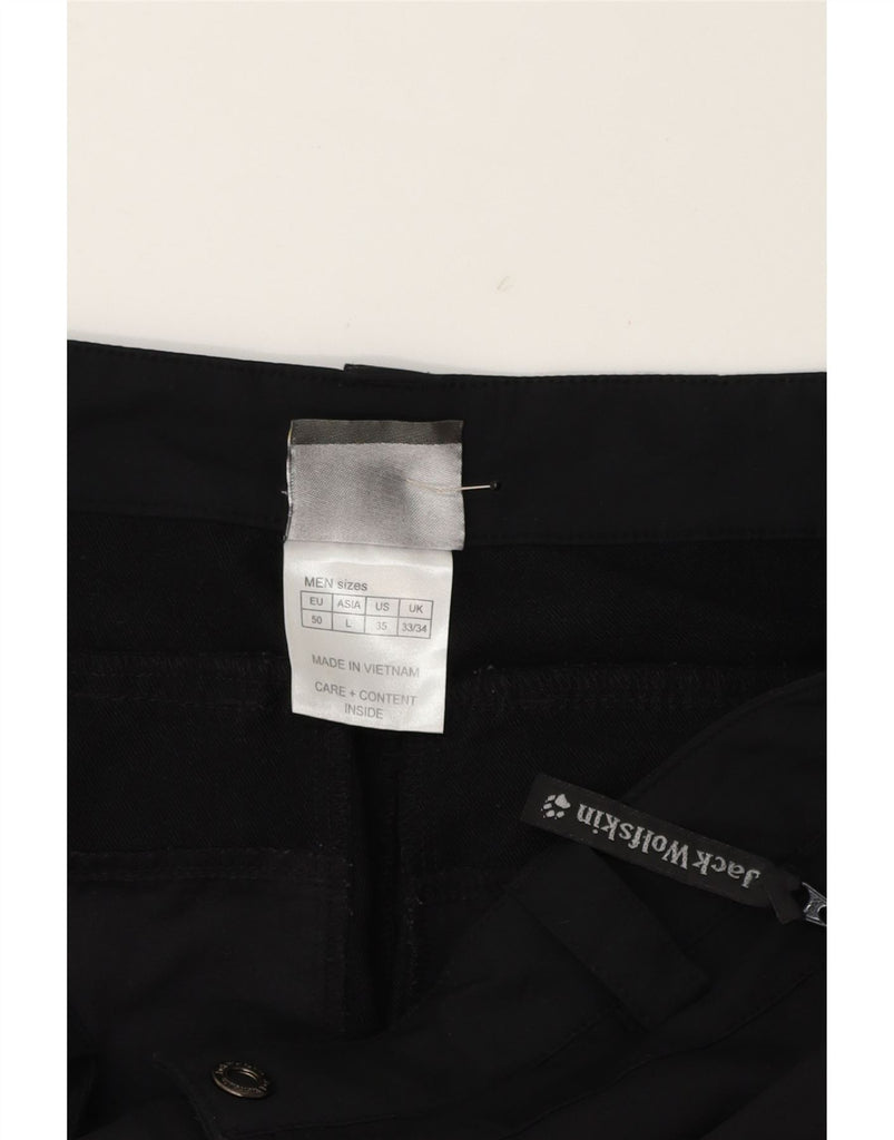 JACK WOLFSKIN Mens Capri Cargo Trousers W33 L20 Black Vintage Jack Wolfskin and Second-Hand Jack Wolfskin from Messina Hembry 