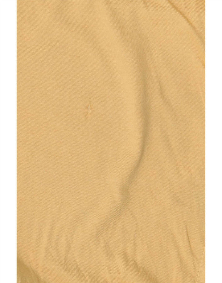 Vans Mens Custom Fit Graphic T-Shirt Top Large Yellow Cotton