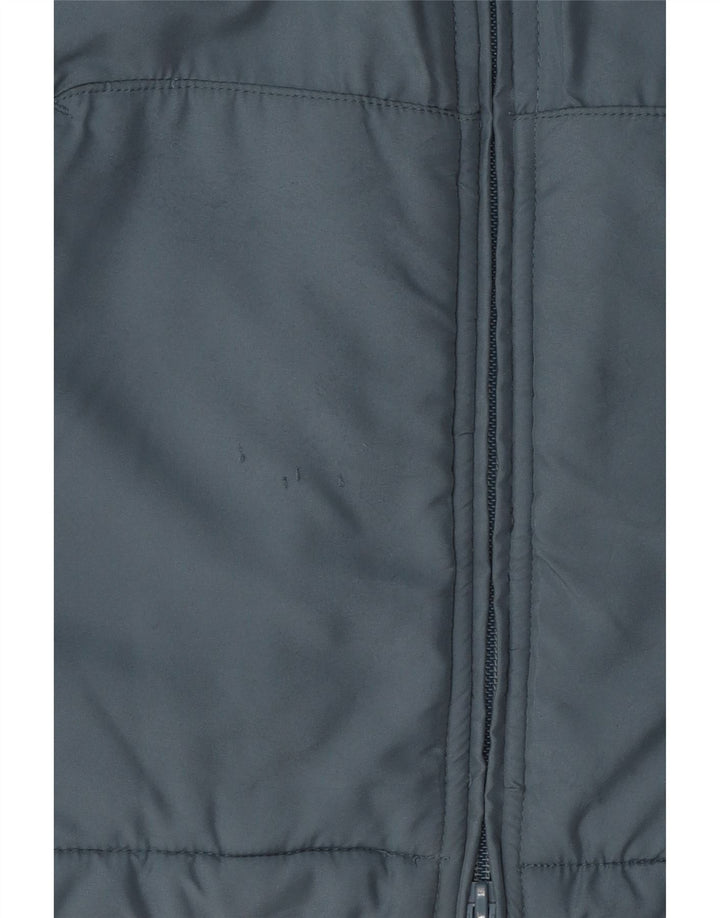 Puma Mens Padded Jacket UK 38 Medium Blue Colourblock