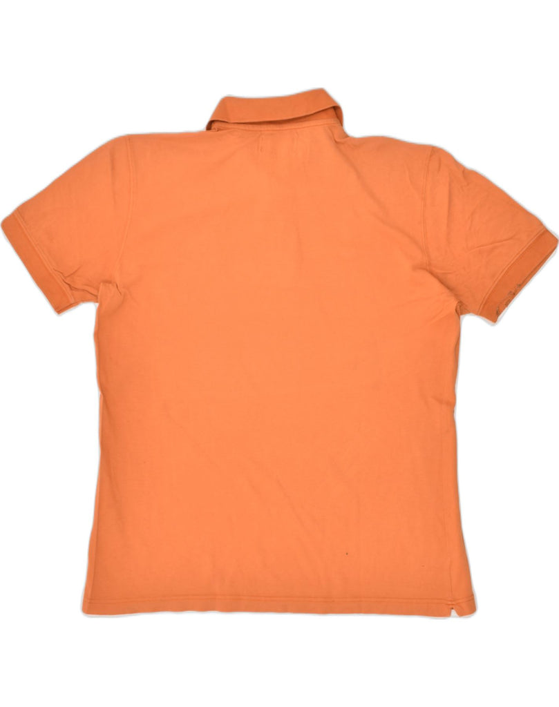 SERGIO TACCHINI Mens Polo Shirt Large Orange Cotton | Vintage Sergio Tacchini | Thrift | Second-Hand Sergio Tacchini | Used Clothing | Messina Hembry 