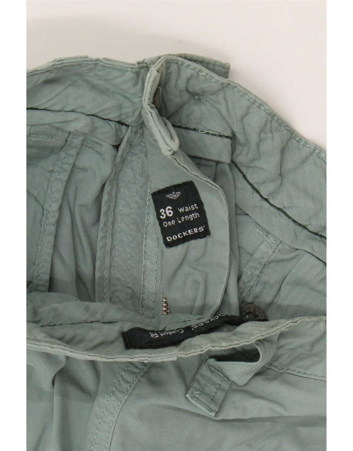 Dockers Mens Comfort Fit Chino Shorts W36 Large Green