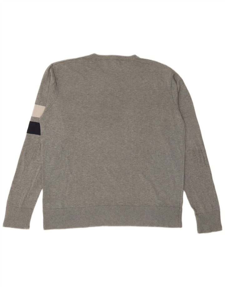 WOOLRICH Mens Crew Neck Jumper Sweater 2XL Grey
