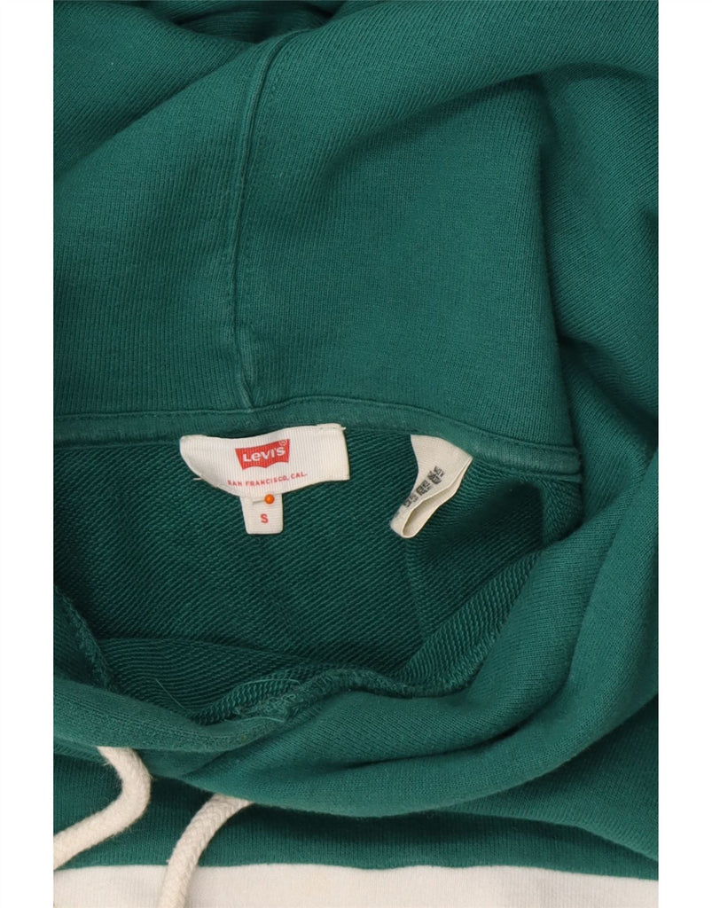 LEVI'S Womens Oversized Graphic Hoodie Jumper UK 10 Small Multicoloured Vintage Levi's and Second-Hand Levi's from Messina Hembry 