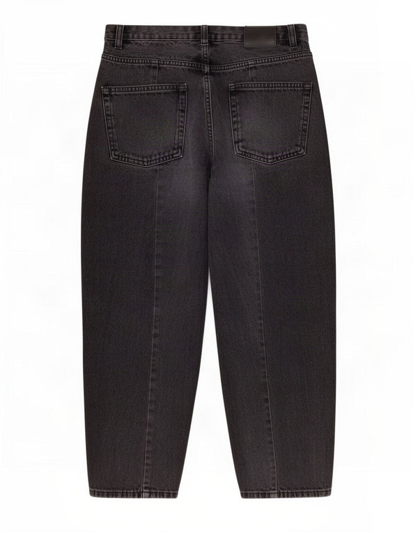 Zara Womens High Waist Tapered Jeans EU 36 XS W26 L24 Black Cotton