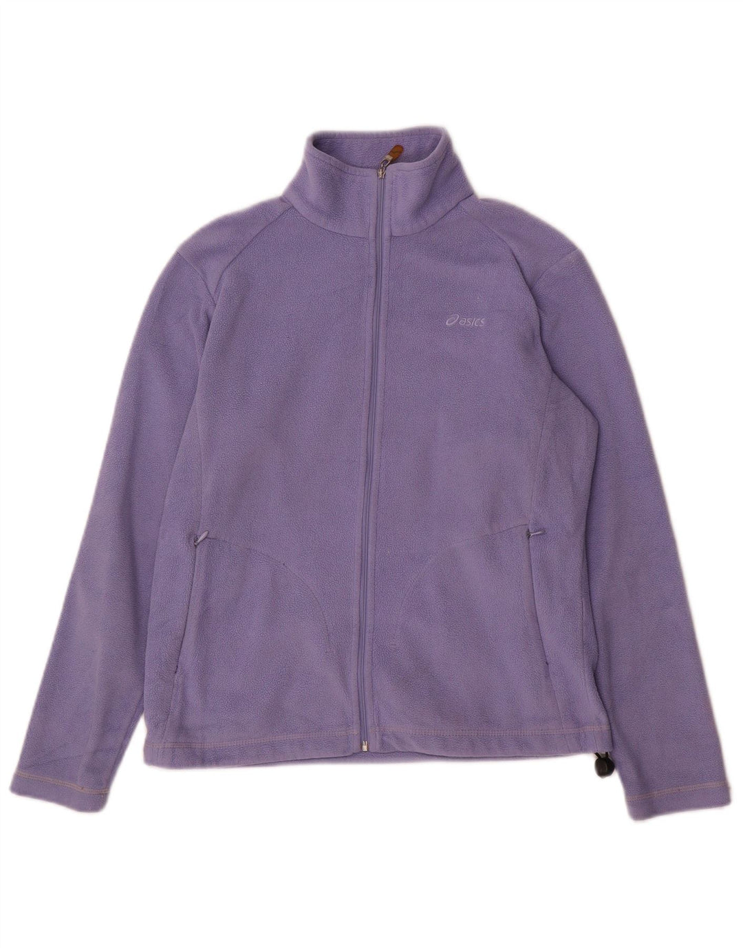 Asics Womens Fleece Jacket UK 14 Medium Purple