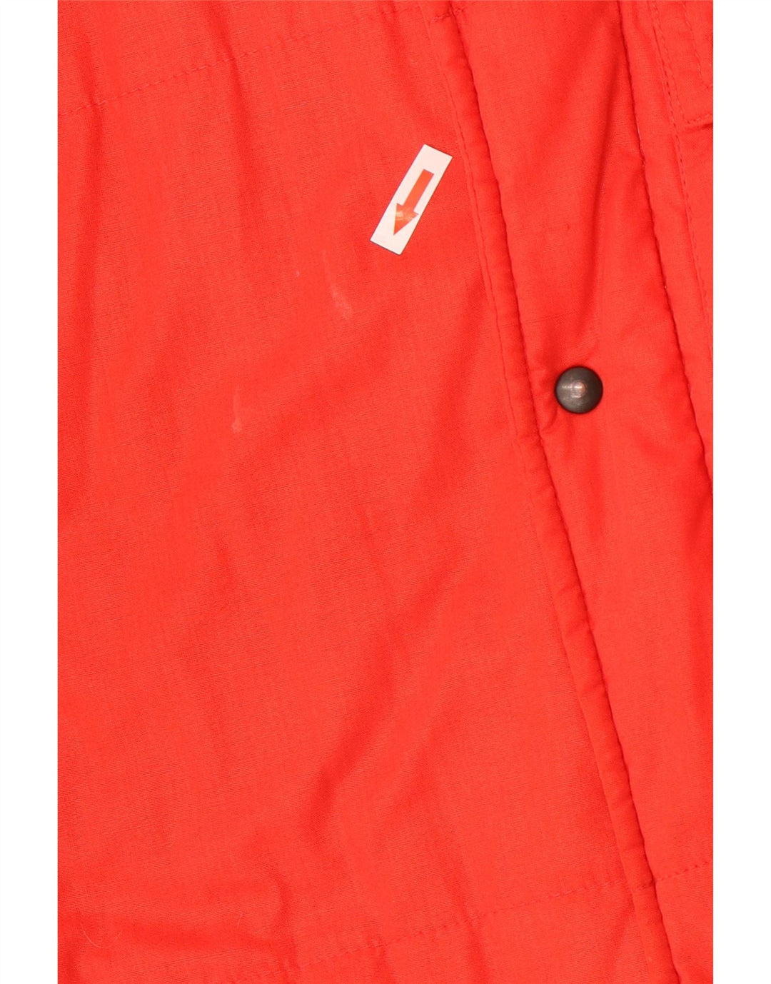 Wrangler Womens Hooded Padded Jacket UK 20 2XL Red Colourblock